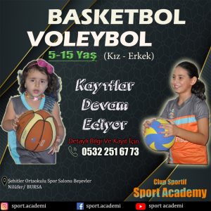 Bursa voleybol kursu, Bursa basketbol kursu