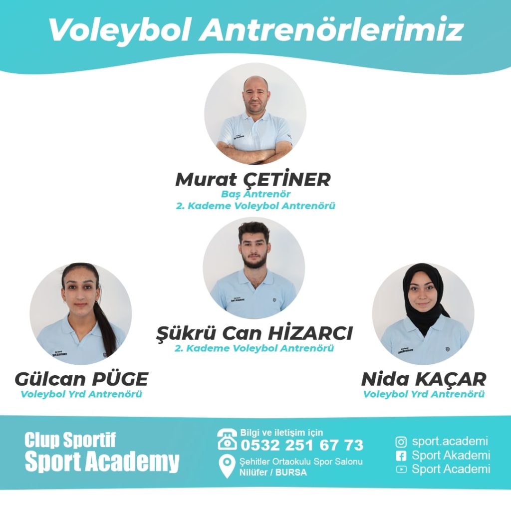 Bursa voleybol kursu, bursa basketbol kursu, bursa cimnastik kursu, bursa taekwondo kursu