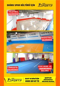 bursa taekwondo okulu, Bursa Pilates okulu, Bursa Voleybol okulu, Bursa Baketbol, Bursa cimnastik, Bursa basketbol okulu, bursa voleybol okulu